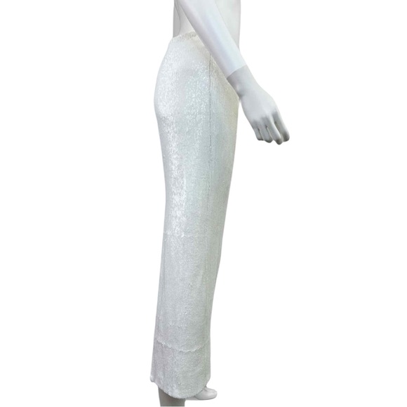 GAUCHERE White Sequin Maxi Skirt Size 34 - Picture 4 of 9